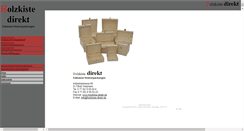 Desktop Screenshot of holzkiste-direkt.de